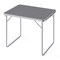 Portable Folding Camping Table Gray - Lightweight Outdoor Picnic Table for Beach, Tailgating, Patio & Indoor Use, 31" Compact Design, Waterproof & Durable MDF with Aluminum Alloy Edge